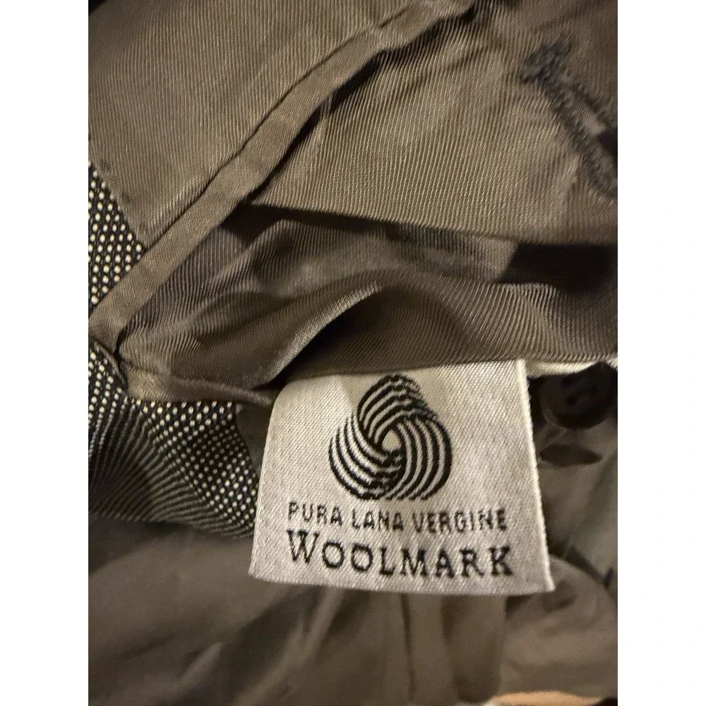 Canali Blazer 42L Gray 100% Virgin Wool Woolmark Sport Coat Made In Italy Cupro